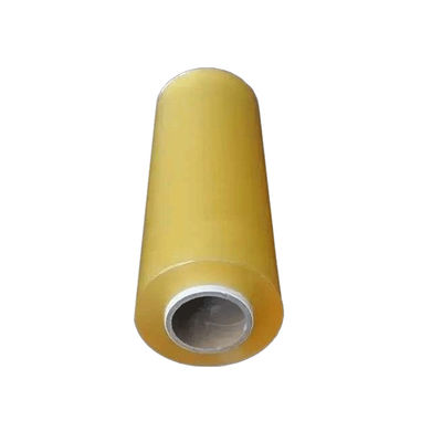 فیلم چسبنده مواد غذایی خانگی فیلم چسبنده پلاستیکی PVC / PVDC / PE / LDPE با برش اسلایدی